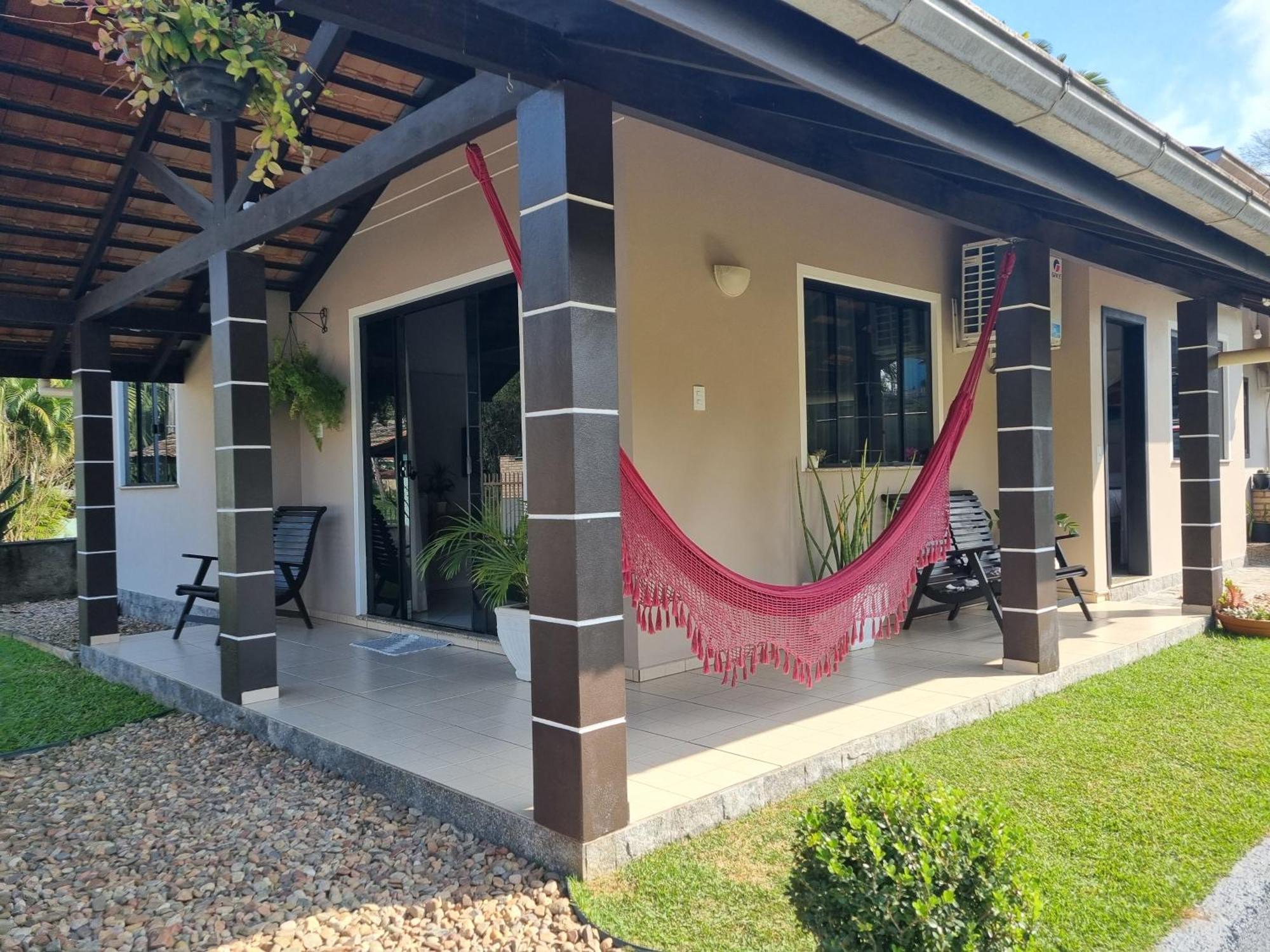 Frieden Haus Hospedagem Pomerode Buitenkant foto